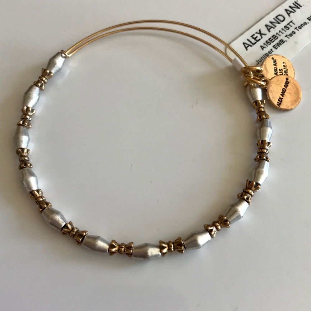 NWT Alex And Ani Gold And Silver bracelet